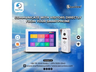 Communicate with visitors directly from your smartphone.